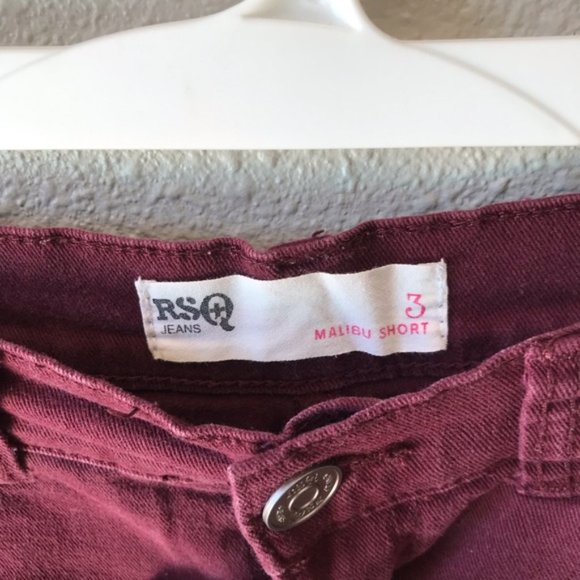 RSQ Malibu burgundy shorts - Picture 4 of 6